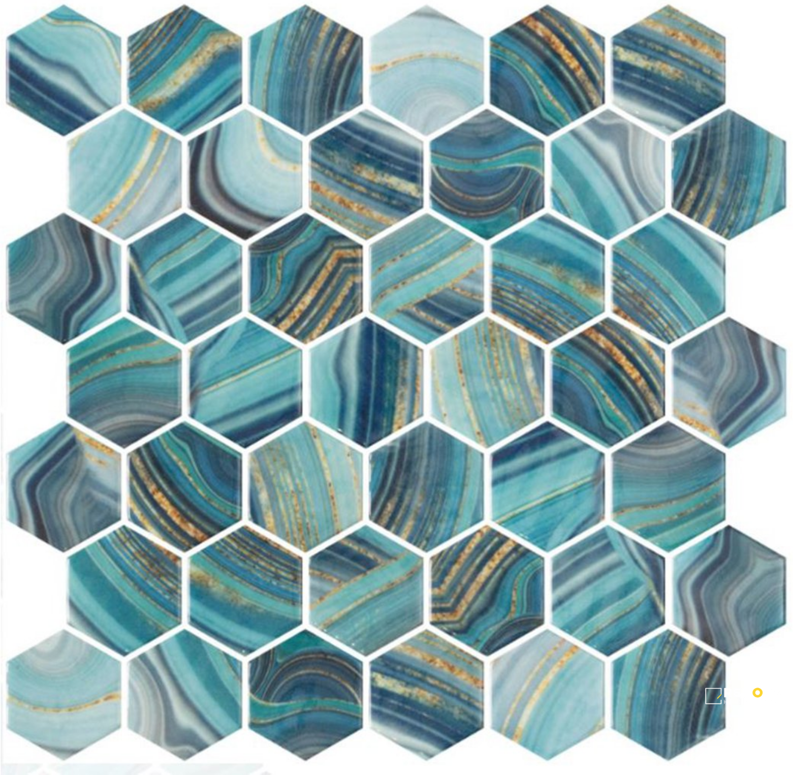 ONIX HEX XL MOSAIC 2" X 2" - 14