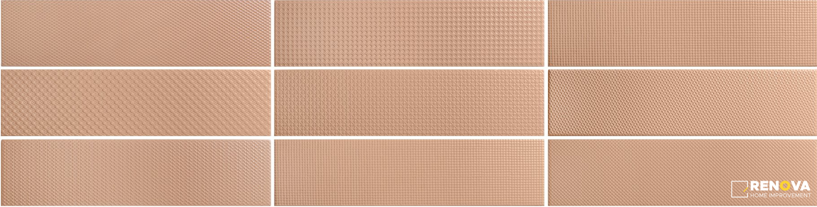 WOW TEXITURE PATTERN MIX MATTE 2.5" X 10" - 8