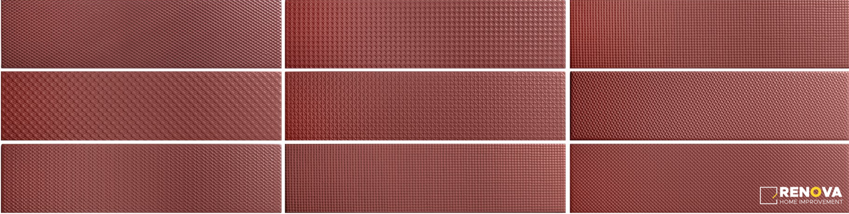 WOW TEXITURE PATTERN MIX MATTE 2.5" X 10" - 10