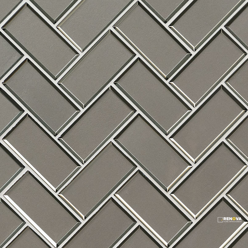CHAMPAGNE BEVEL HERRINGBONE - 4