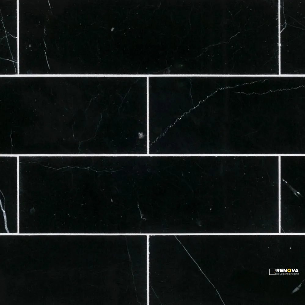 CHAPTER 18 - ROTUNDA NERO MARQUINA FIELD TILE 3" X 10" - 4