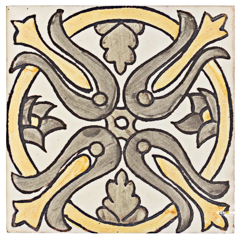 CHAPTER 4 - VIA SANTA INEZ HAND PAINTED FIELD TILE 3" X 3"
