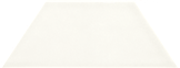 EMOTIVE NEUTRAL TRAPEZOID WALL TILE 4" X 9" - 6