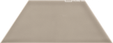 EMOTIVE NEUTRAL TRAPEZOID WALL TILE 4" X 9" - 12