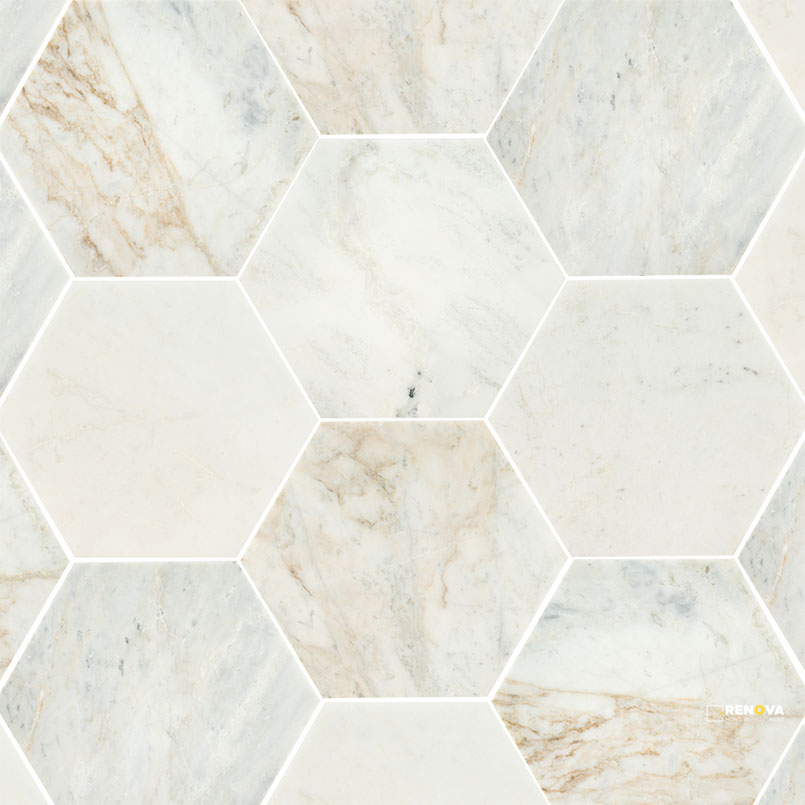 ARABESCATO VENATO 8" HEXAGON HONED - TARAVEN8HEXH - 4