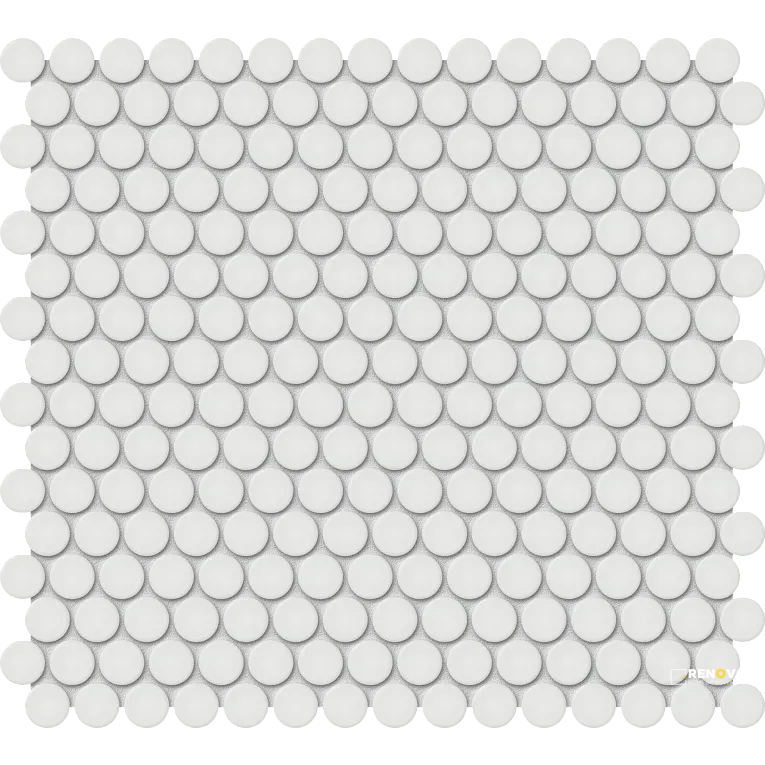 S-SERIES GLOSSY MESH PENNY ROUND MOSAIC - 8