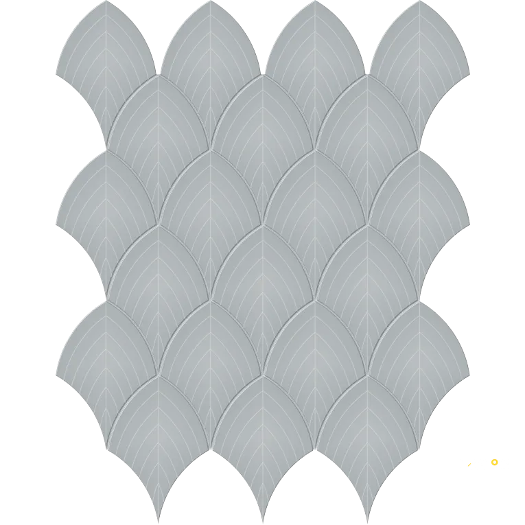S-SERIES GLOSSY MESH SCALLOP MOSAIC - 5