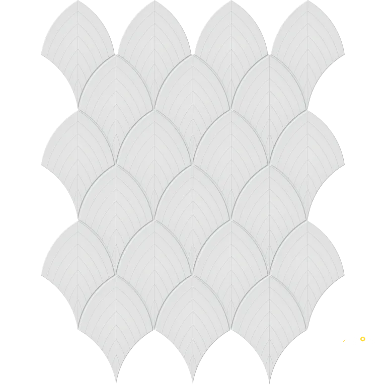 S-SERIES GLOSSY MESH SCALLOP MOSAIC - 6