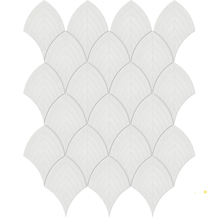 S-SERIES GLOSSY MESH SCALLOP MOSAIC - 9