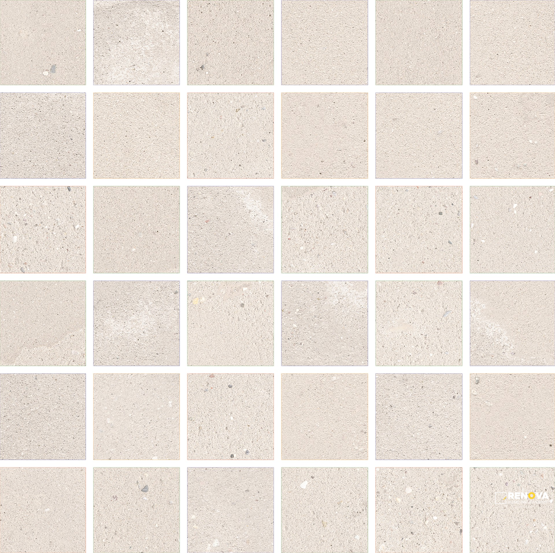 PORTOBELLO PORTOFINO MIST 2X2 MOSAIC NATURAL - 8