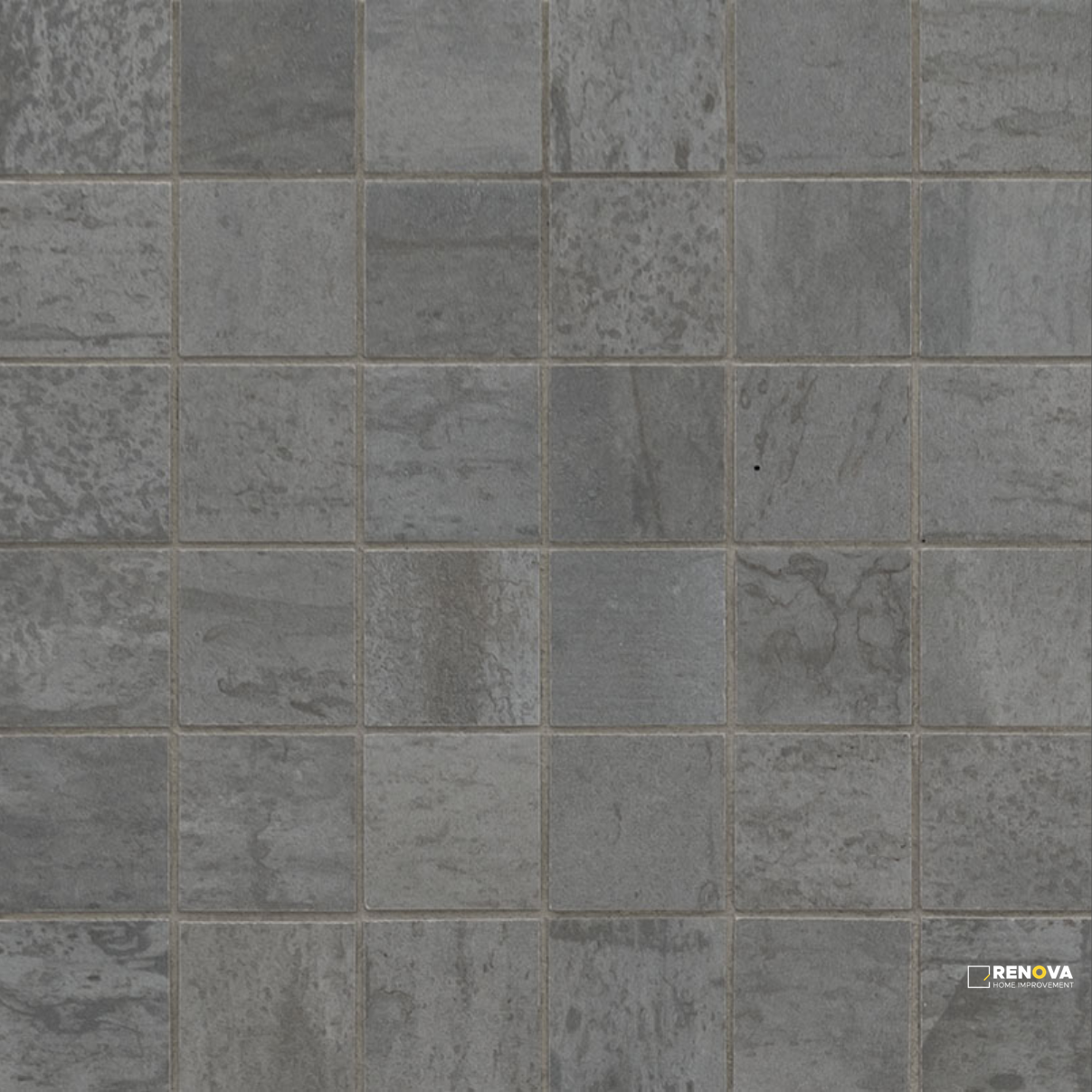 OXIDE MAGNETITE 2X2 MATTE MOSAIC - 3