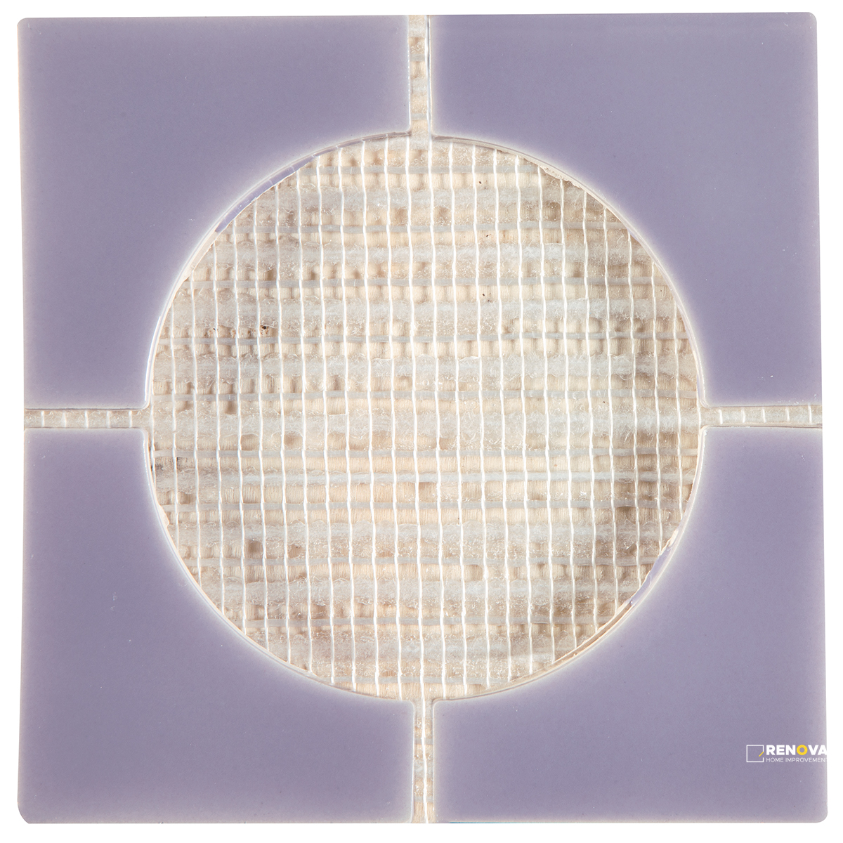 CROSSVILLE CURSIVE IRIS 6X6 4 CORNER MOSAIC GLOSS - 5