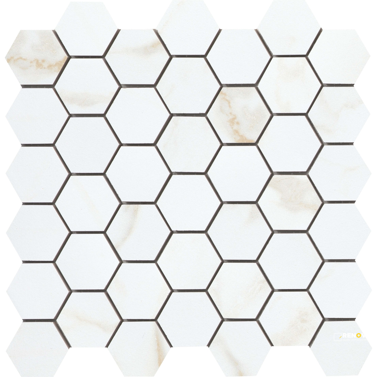 VISCONDE MATTE 2IN HEXAGON MOSAIC 12X12 - 5