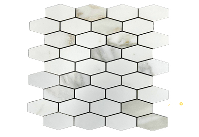 ANTIQUE LUX AMALFI LUX ELONGATED HEXAGON 3" - 2