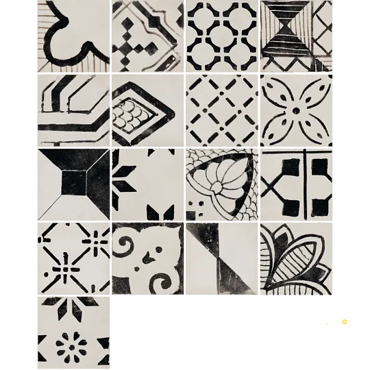 RIGGIOLE BIANCO MIX 12" X 12" - 5