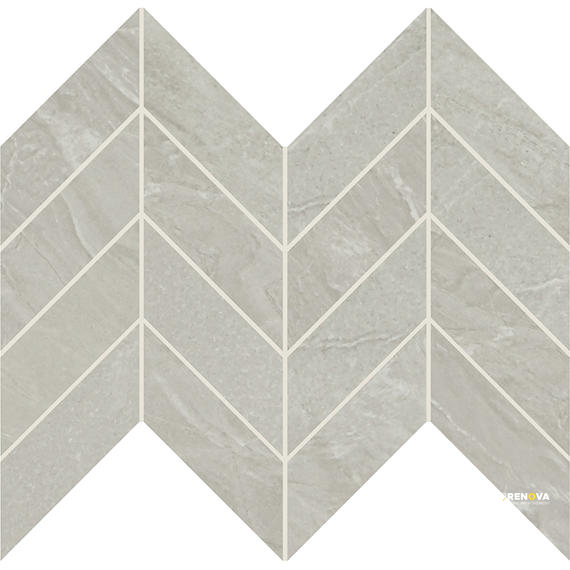 VERTUO MATTE CHEVRON MOSAIC 2X5 - 12X12