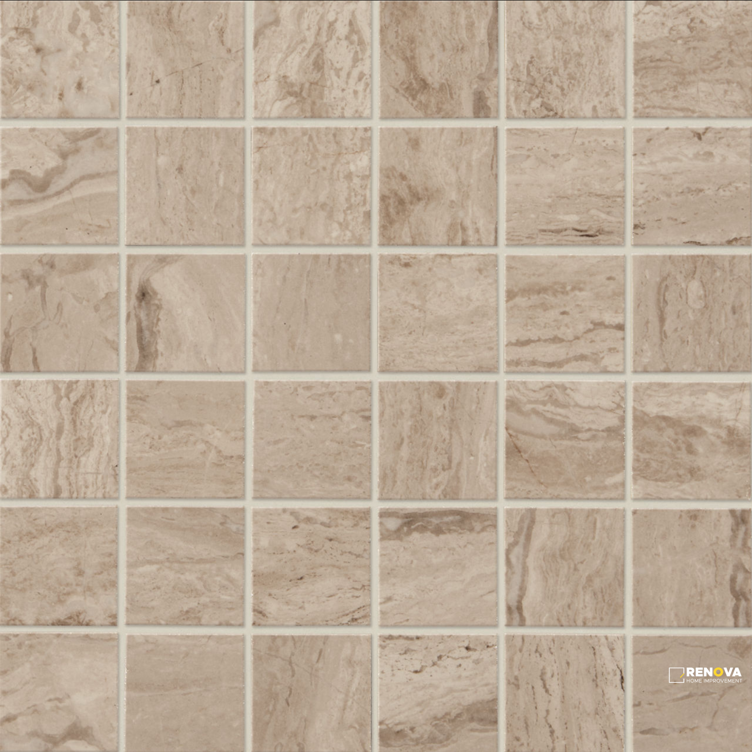 MARBLE ATTACHE MATTE STRAIGHT JOINT MOSAIC 2X2 - 12X12 - 2