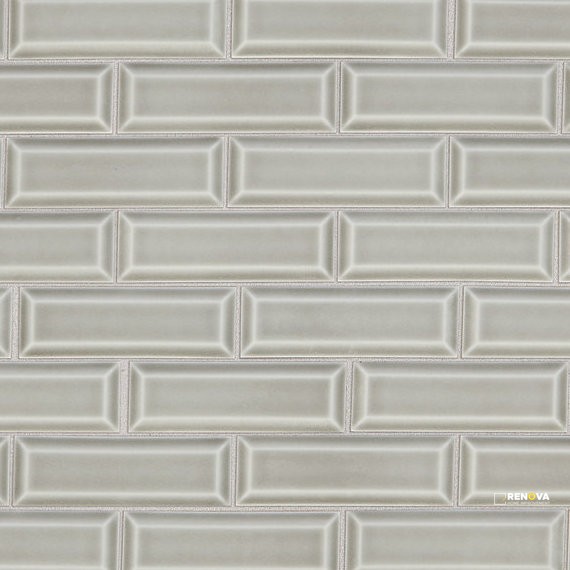 REVALIA REMIX GLOSSY BRICK JOINT MOSAIC 2X6 BEVEL - 13X15 - 3