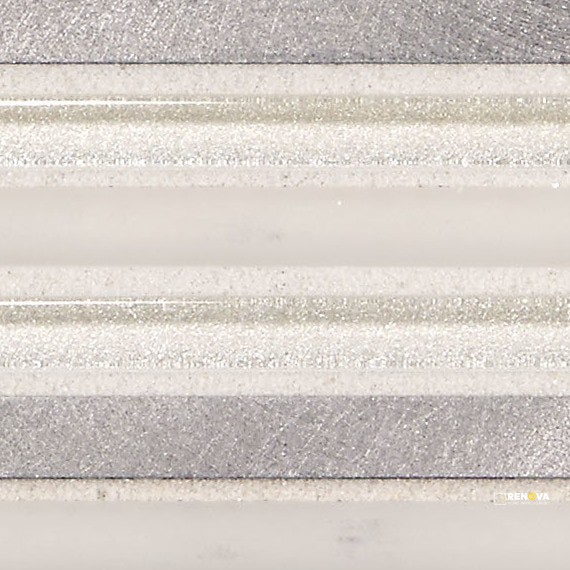LUCENT SKIES SATIN STACKED MOSAIC 3/8X4 - 12X12 - 2