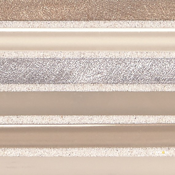 LUCENT SKIES SATIN STACKED MOSAIC 3/8X4 - 12X12 - 3