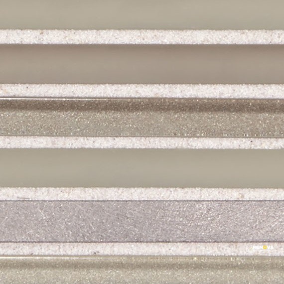 LUCENT SKIES SATIN STACKED MOSAIC 3/8X4 - 12X12 - 4