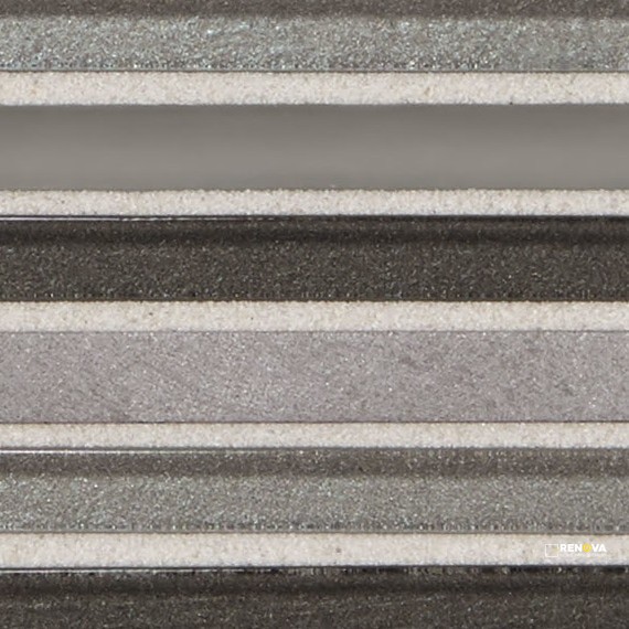 LUCENT SKIES SATIN STACKED MOSAIC 3/8X4 - 12X12 - 5