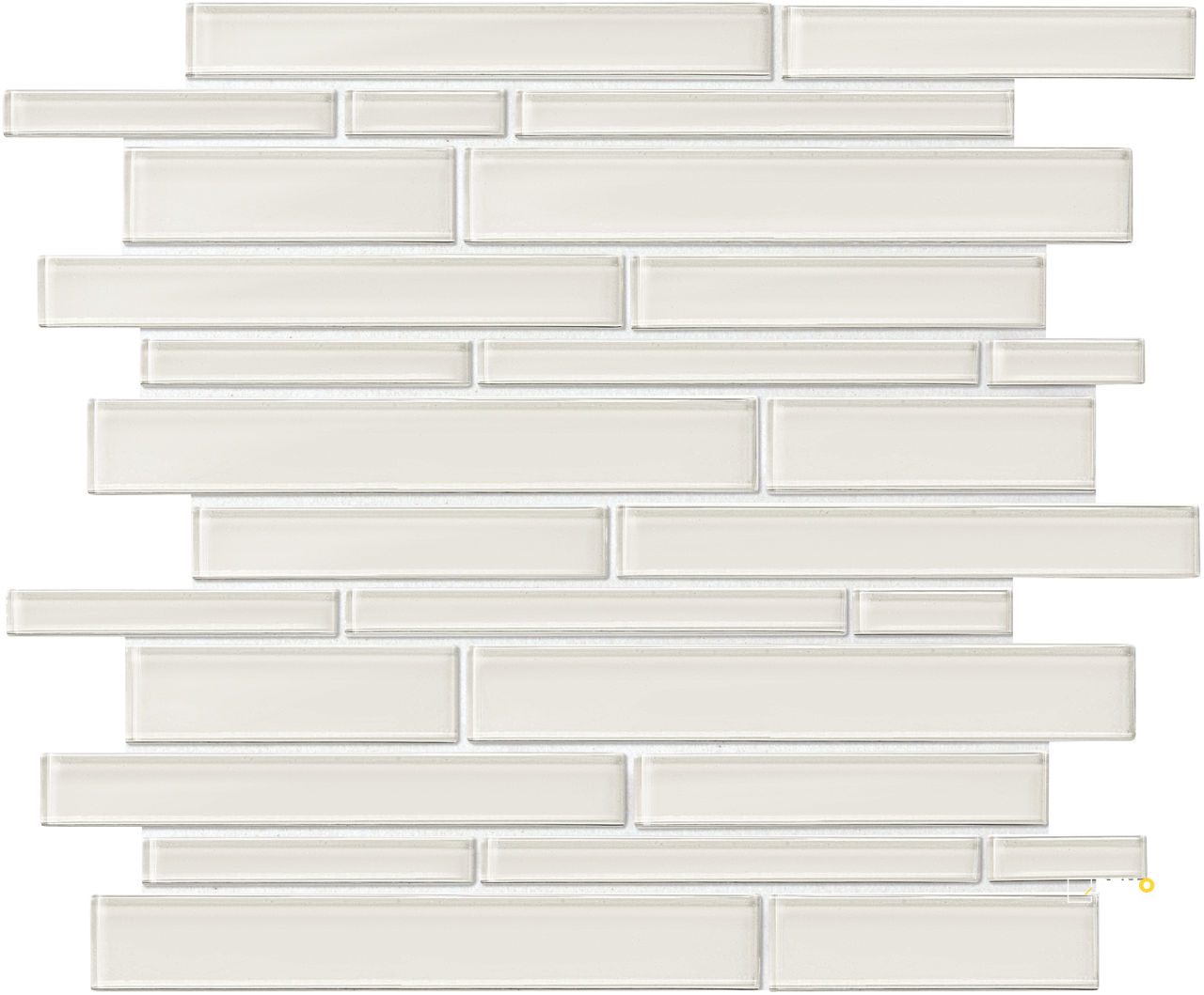 AMITY GLASS RANDOM LINEAR MOSAIC - 11X13 - 8