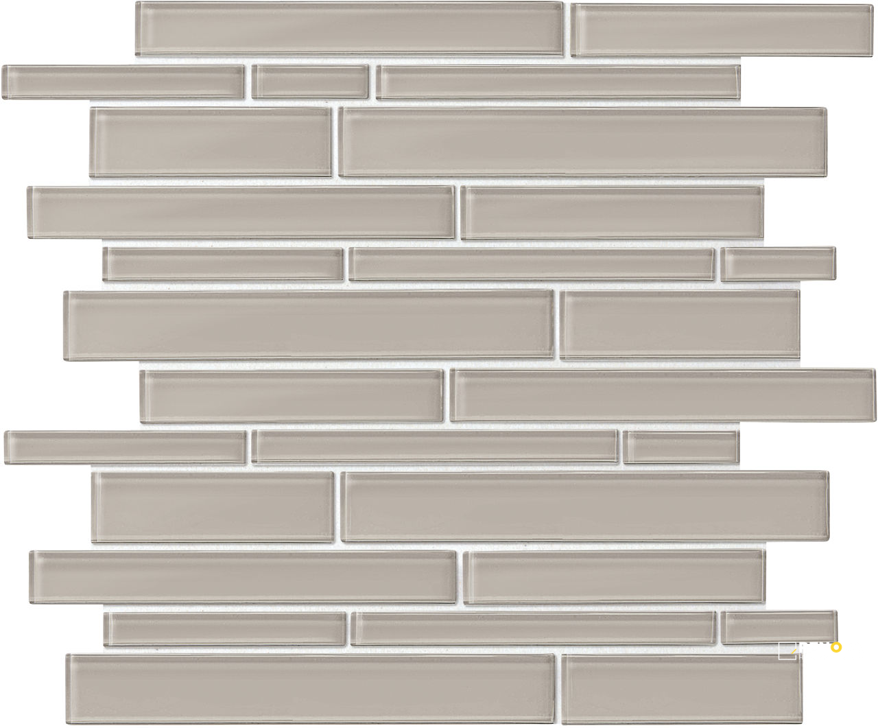 AMITY GLASS RANDOM LINEAR MOSAIC - 11X13 - 10