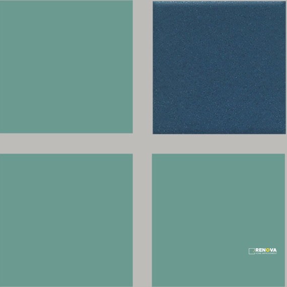 UNGLAZED MOSAICS MATTE PATTERN BLEND 1X1 - 12X24 - 5