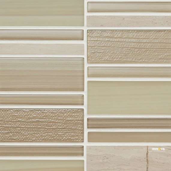 SERENTINA GLOSSY BLOCK RANDOM MOSAIC - 12X12 - 5