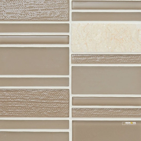 SERENTINA GLOSSY BLOCK RANDOM MOSAIC - 12X12 - 6