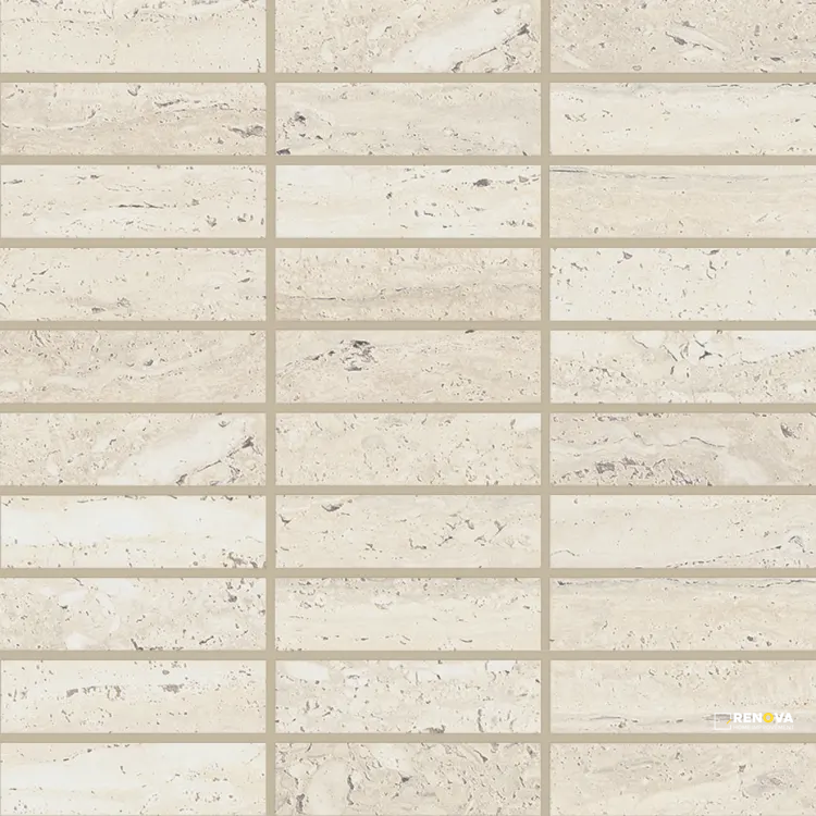 SENSI ROMA SATIN STRAIGHT SET MOSAIC 1" X 4" - 5