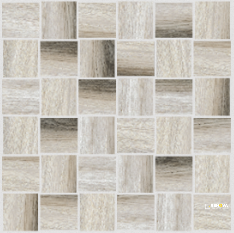 BELIZE PLANK HONED BASKETWEAVE MOSAIC 2X2 - 12X12 - 4