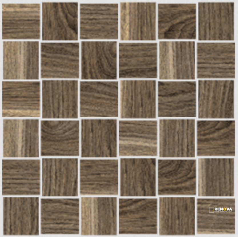 BELIZE PLANK HONED BASKETWEAVE MOSAIC 2X2 - 12X12 - 5