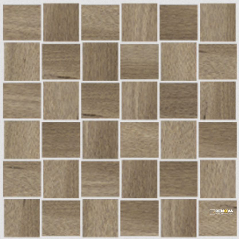 BELIZE PLANK HONED BASKETWEAVE MOSAIC 2X2 - 12X12 - 7
