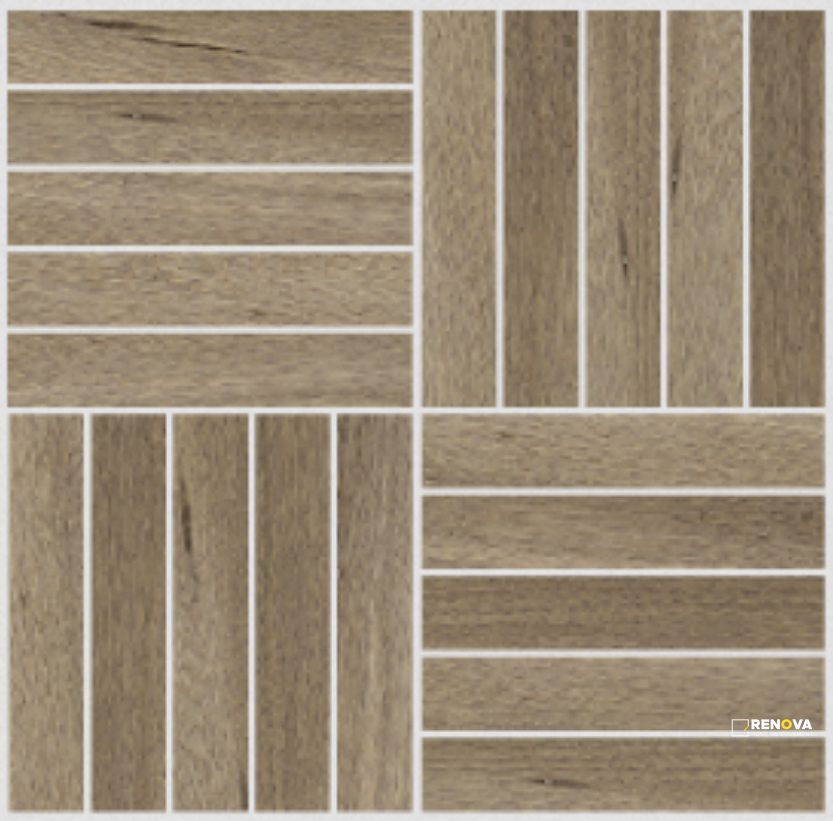 BELIZE PLANK HONED PARQUET MOSAIC 1X6 - 12X12 - 7