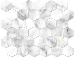 VIENNA HONED HEXAGON MOSAIC 2IN - 3