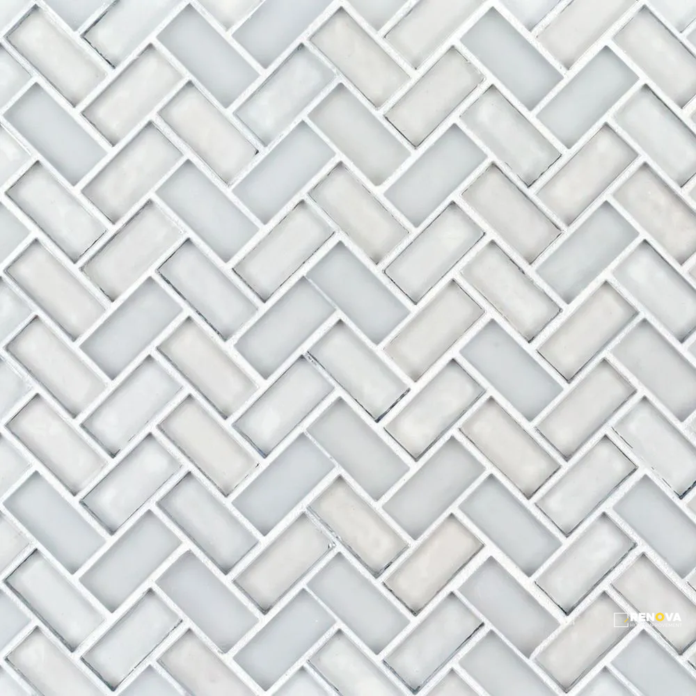 AUKLAND 5/8" HERRINGBONE MOSAIC 11" X 10.625" - SA990069 - SA990069 - 5