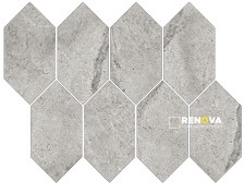 VIENNA POLISHED ELONGATED HEX MOSAIC 3X6 - 8