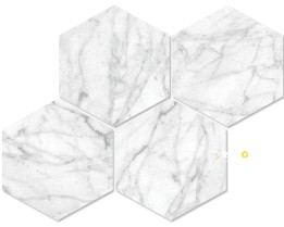 VIENNA POLISHED HEXAGON MOSAIC 6IN - 5
