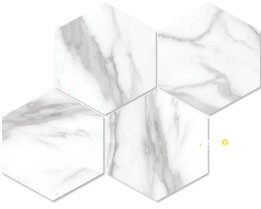 VIENNA POLISHED HEXAGON MOSAIC 6IN - 10