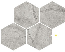 VIENNA HONED HEXAGON MOSAIC 6IN - 8