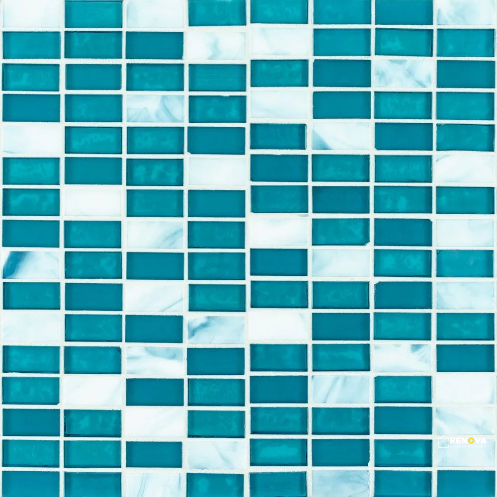 KOTOR 5/8" STACK BRICK BLEND MOSAIC 12.25" X 12.25" - SA990073 - SA990073 - 5