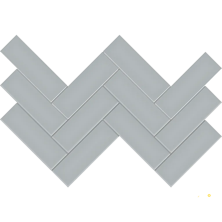S-SERIES GLOSSY MESH HERRINGBONE MOSAIC 2" X 6" - 5