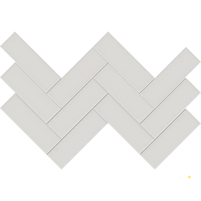 S-SERIES GLOSSY MESH HERRINGBONE MOSAIC 2" X 6" - 7