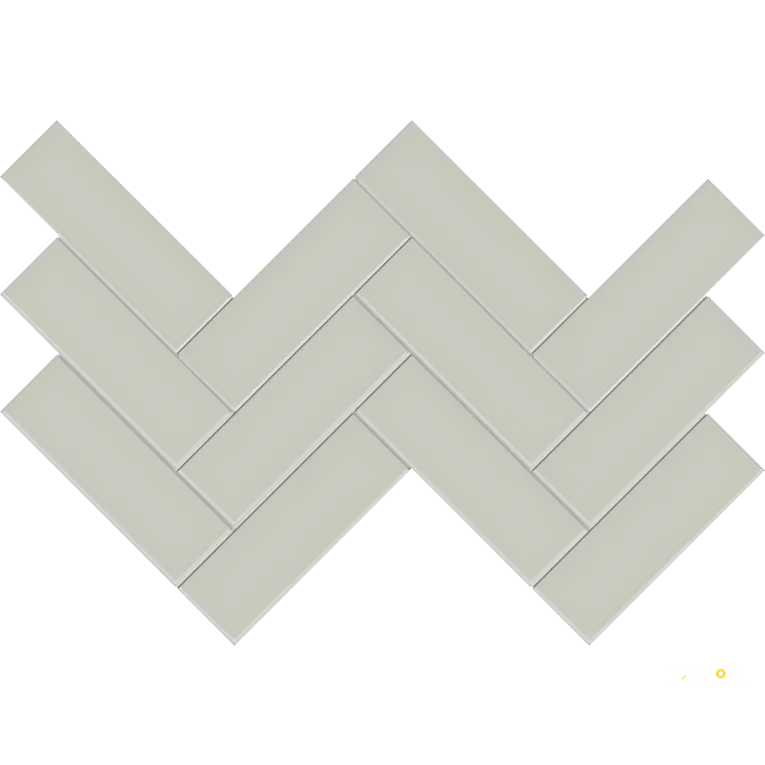S-SERIES GLOSSY MESH HERRINGBONE MOSAIC 2" X 6" - 8