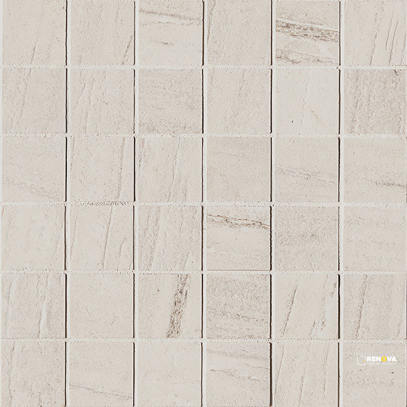 MALAHARI WHITE 2X2 LAPATO MOSAIC 3D ( 11 SF PER BOX ) - 8