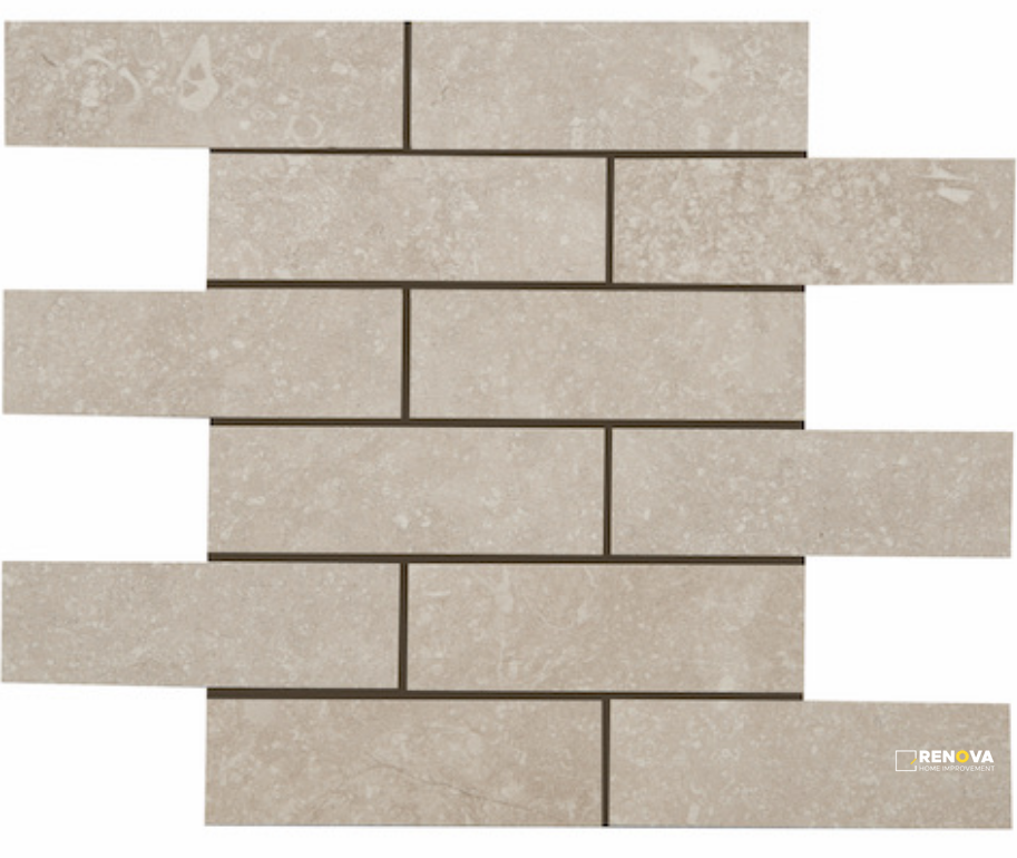CROSSVILLE BELJN TOASTED WAFFLE 2X6 MOSAIC UNPOLISHED .97 SF/SHT - 2
