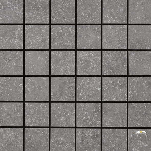 CROSSVILLE BELJN CANAL GRAY 2X2 MOSAIC UNPOLISHED .98 SF/SHT - 2