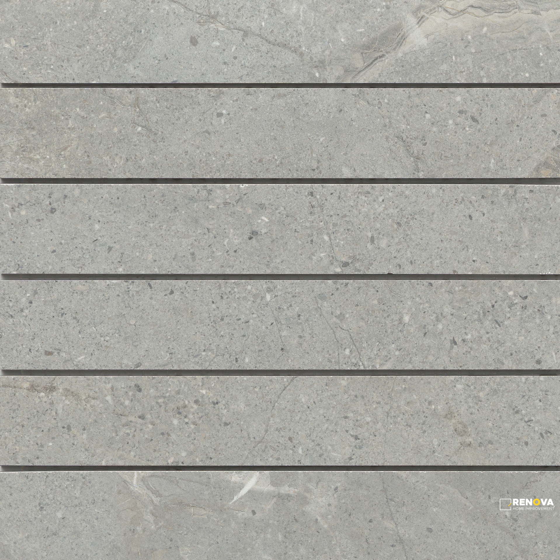 TERRAMOR HONED 2X12 STACKED MOSAIC 12X12 - 5